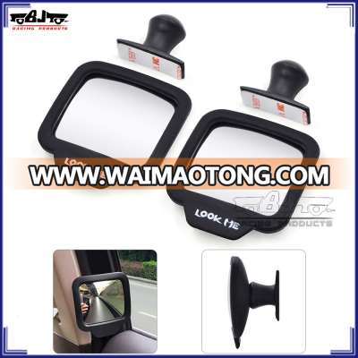 BJ-IRM-001 Portable Car Accessories 360 Degree Adjustable Car Safety Mirror Auto Blind Spot Rear View Mirror